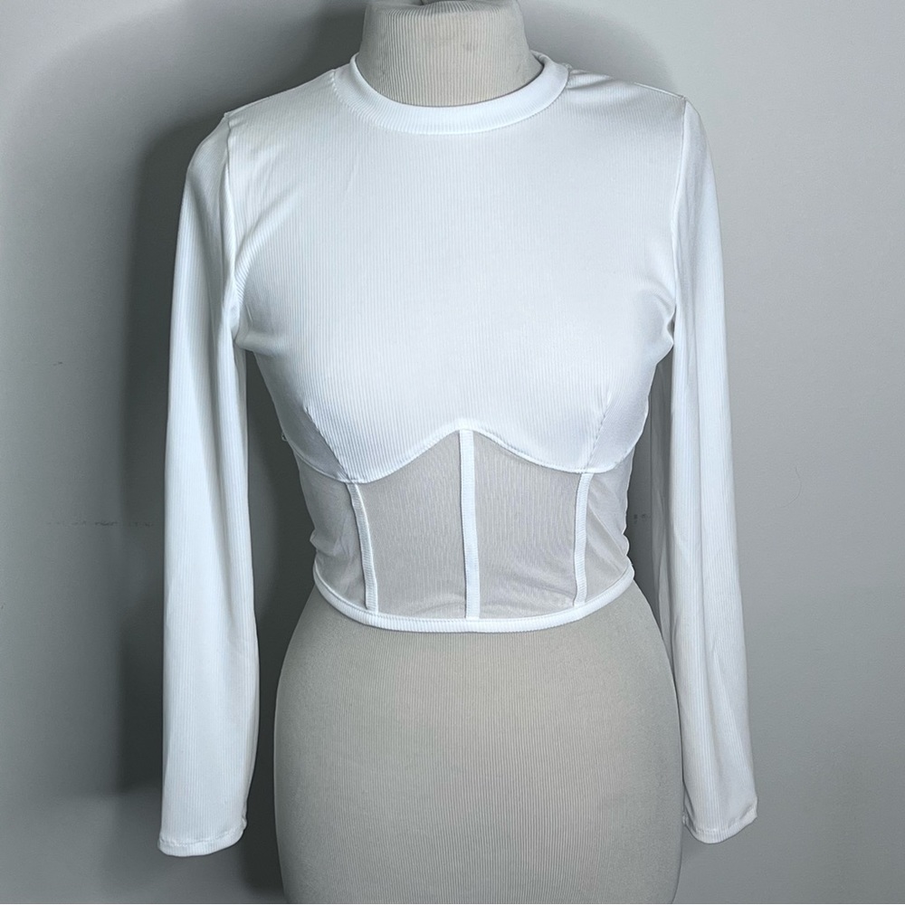 White Top w Mesh Bottom
